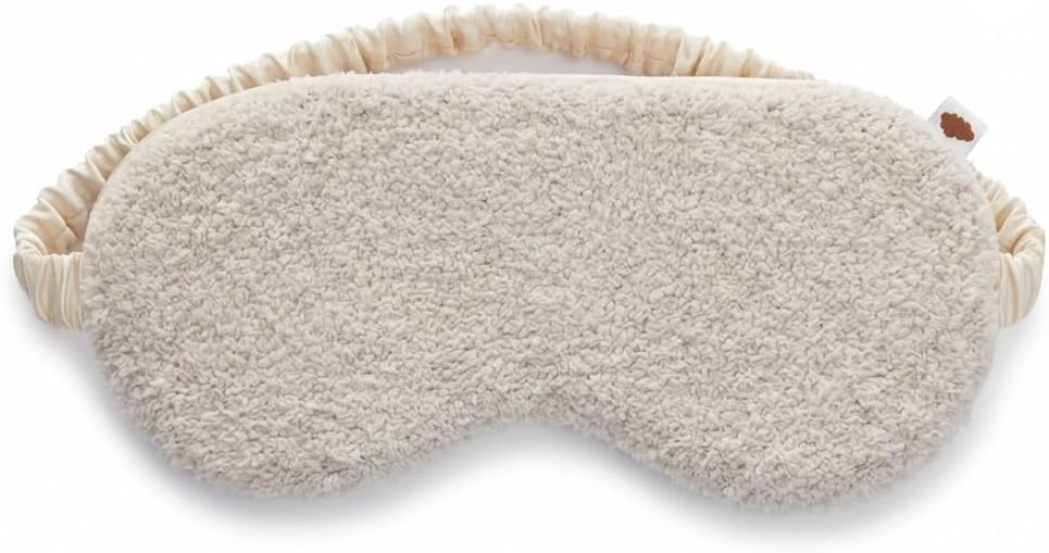 Sleep Mask for Women & Men, Light Blocking Eye Mask for Sleeping – Ultra-Soft Blackout Eye Cover for Travel, Bedtime & Valentine’s Day Gift (Stone)