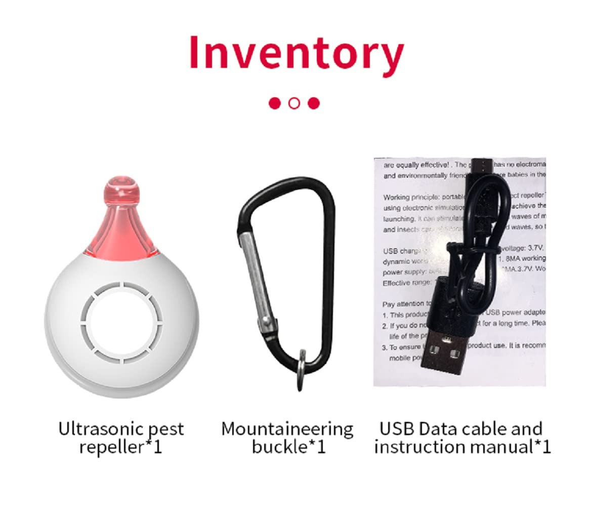 Sweetneed chidad yi ultrasonique anti-puces et anti-tiques pour animaux de compagnie Pendentif à ultrasons contre les tiques charge USB, lumière clignotante pour éviter les pertes la nuit
