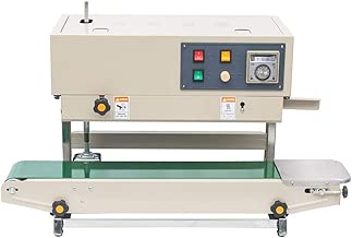 Sumeve Continuous Band Sealer Automatic Continuous Sealing Machine Vertical/Horizontal Sealing Sealer for PVC Membrane Bag Film 110V - coolthings.us