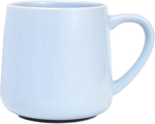 Bosmarlin Taza de café de cerámica brillante, taza de té para la oficina y el hogar, 18 onzas  532 ml., apta para lavavajillas y microondas