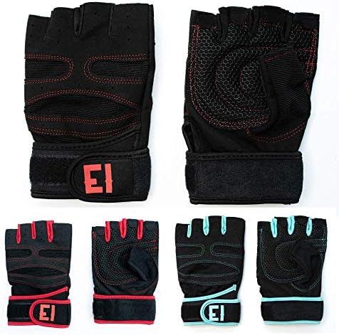 Gym Gloves I Anti-Slip & Wrist Support I Stylish Design I For Men and Women I Rowing Gloves I Palm Protection I Everyday Improvements