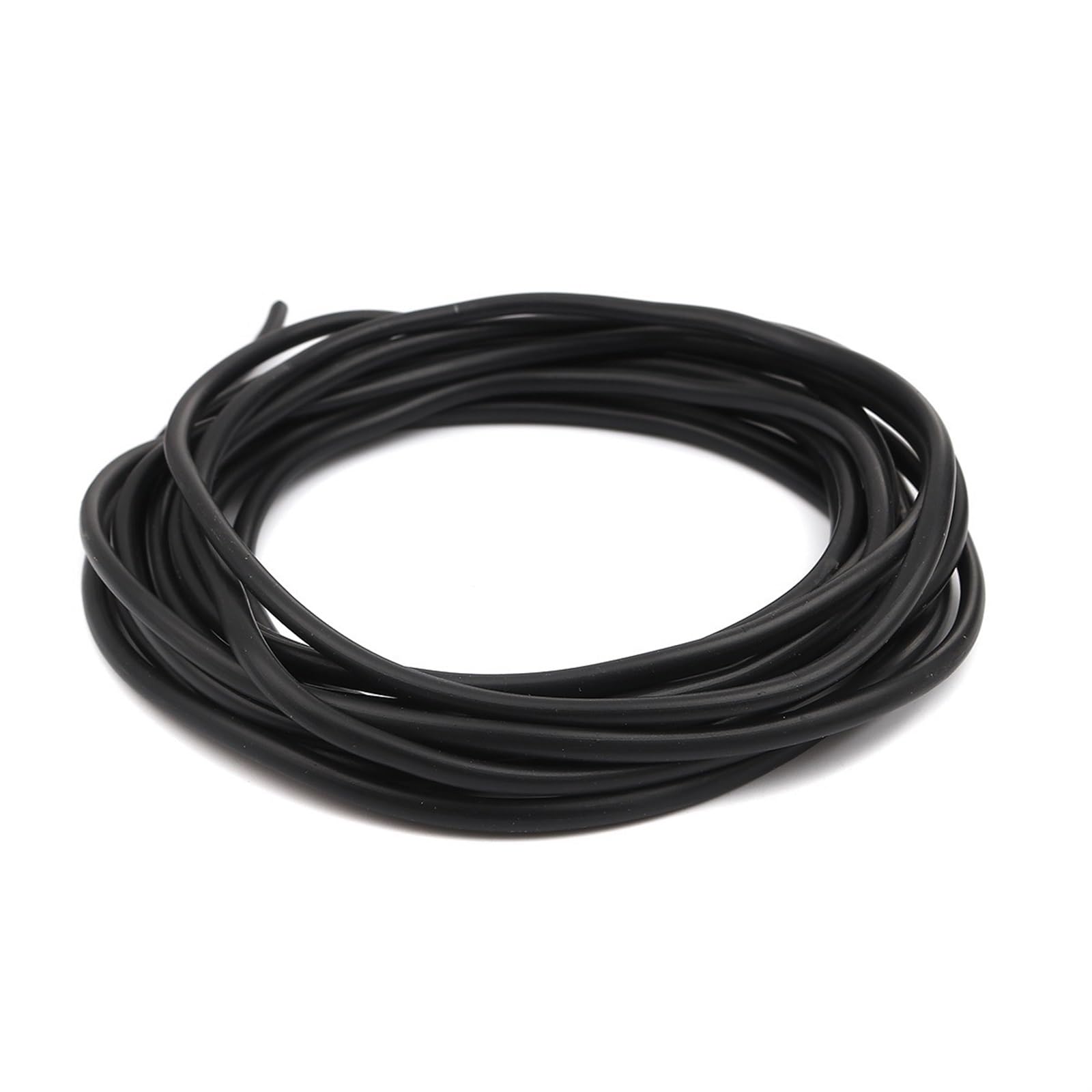flexiable Rubber Black Rubber Hollow Pipe Tube Cord Handmade DIY Making Necklace Earrings 2mm 5mm Drain Elastic (Color : 2.5mm-10Meter-Black)