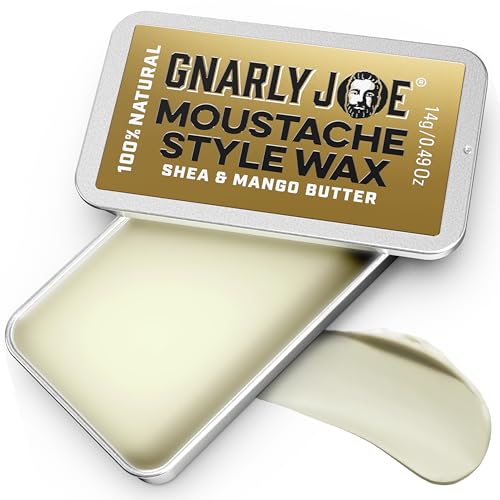 Gnarly Joe Moustache Wax - 14g - 100% Natural 2-in-1 Styling & Conditioning