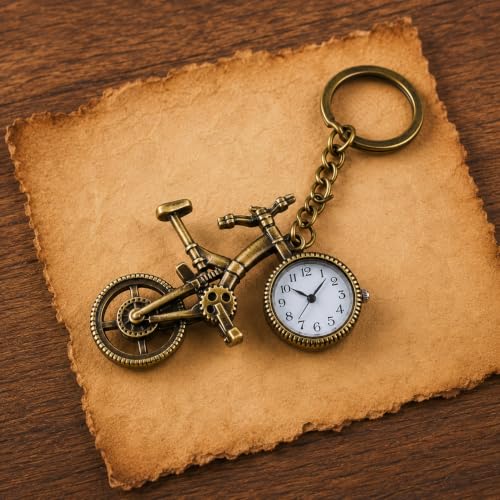 Image of Antique Bronze Pocket Premium Vintage Theme Metallic Home Key Chain & Key Rings | Best Gift for Men, Woman, Boys & Girls on their Special Occassions