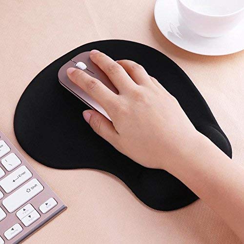 Image of Storin Silica Gel Ergonomic Mouse pad, Wrister pad The Wrist Effectively and Make Wrist Relief from Fatigue and Hurt Wrist pad Black or Blue