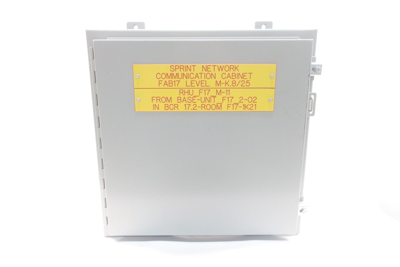 HOFFMAN A202008LP STEEL WALL-MOUNT ELECTRICAL ENCLOSURE 20X20X8IN D587406