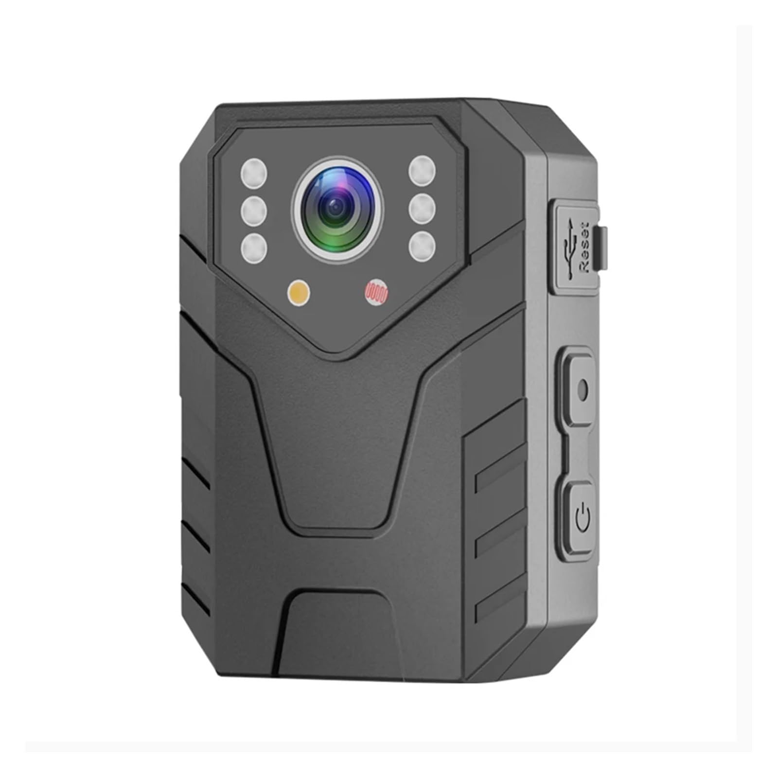CVFRDD 1080P HD DV Action Cam 2 Inch IPS Touch Screen Night Vision Mini Camcorders Wearable 1800mAh Law Enforcement Bodycam for Meeting
