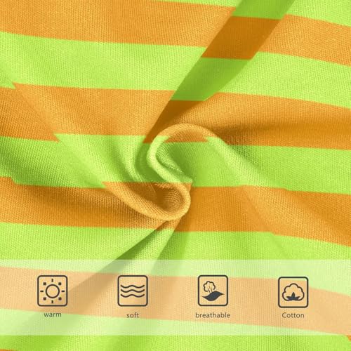 Orange Grass Green Stripe Toddler Girls's Underwear 2T3