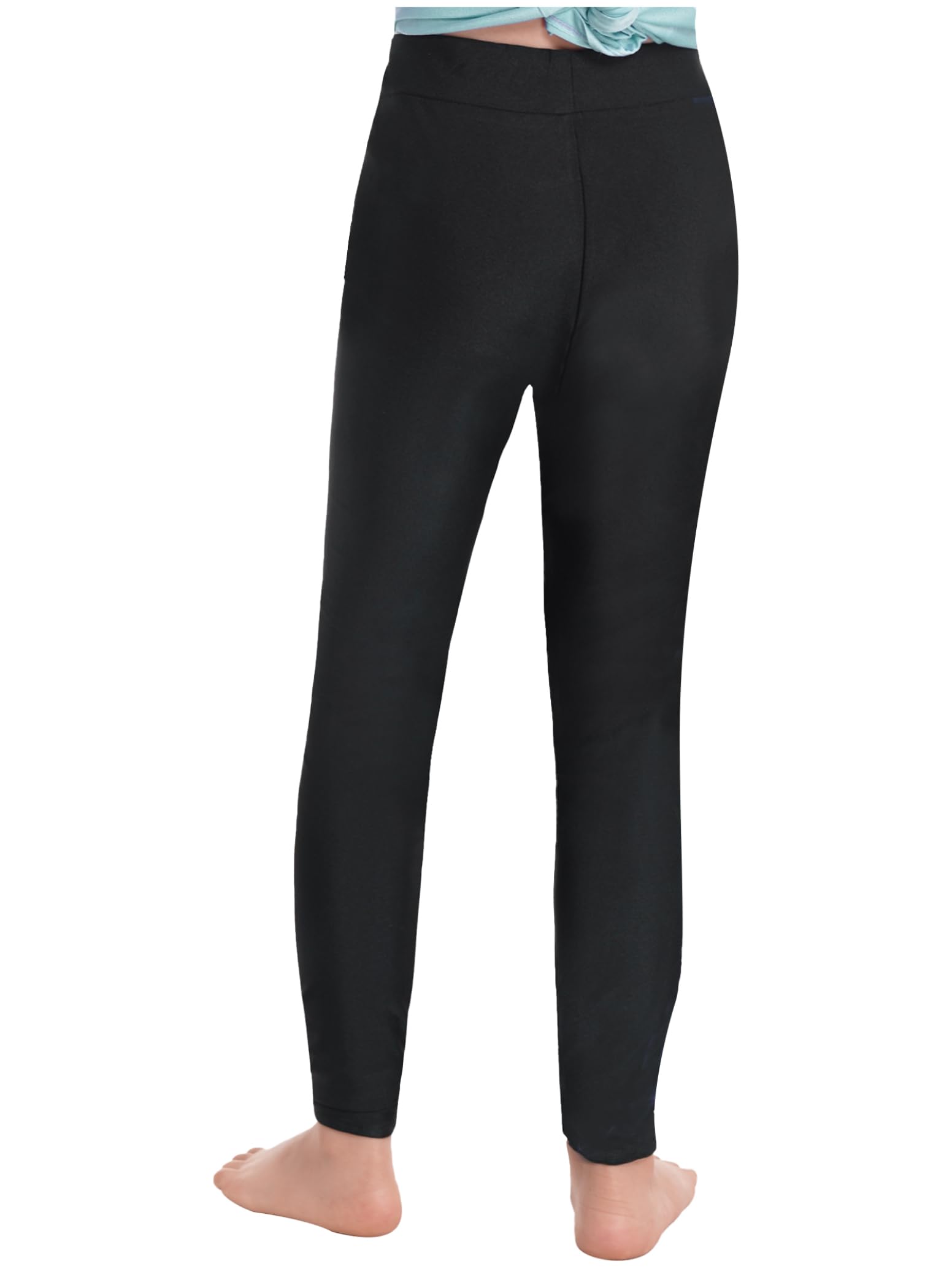 inlzdz Maillot Brillante De Danza Niñas Leotardo Gimnasia Rítmica Mangas Largas con Pantalones Maillot De Patinaje