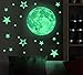 Marsway Kids Removable Moon Stars Glow in The Dark Sticker Night Luminous Room Wall Decal Stickers