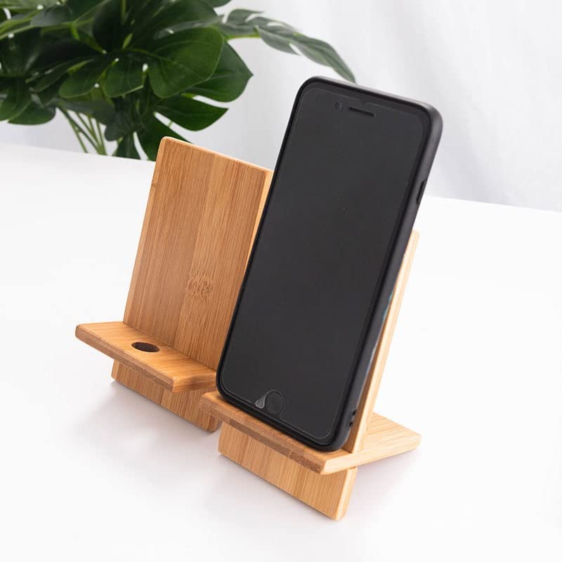 Support de téléphone en bois stable pour éviter les chutes de smartphone