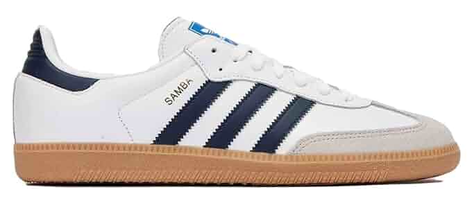 靴 adidas SAMBA OG WHITE/HBLUE/GUM adidas Samba OG White Halo Blue for Sale | Authenticity
