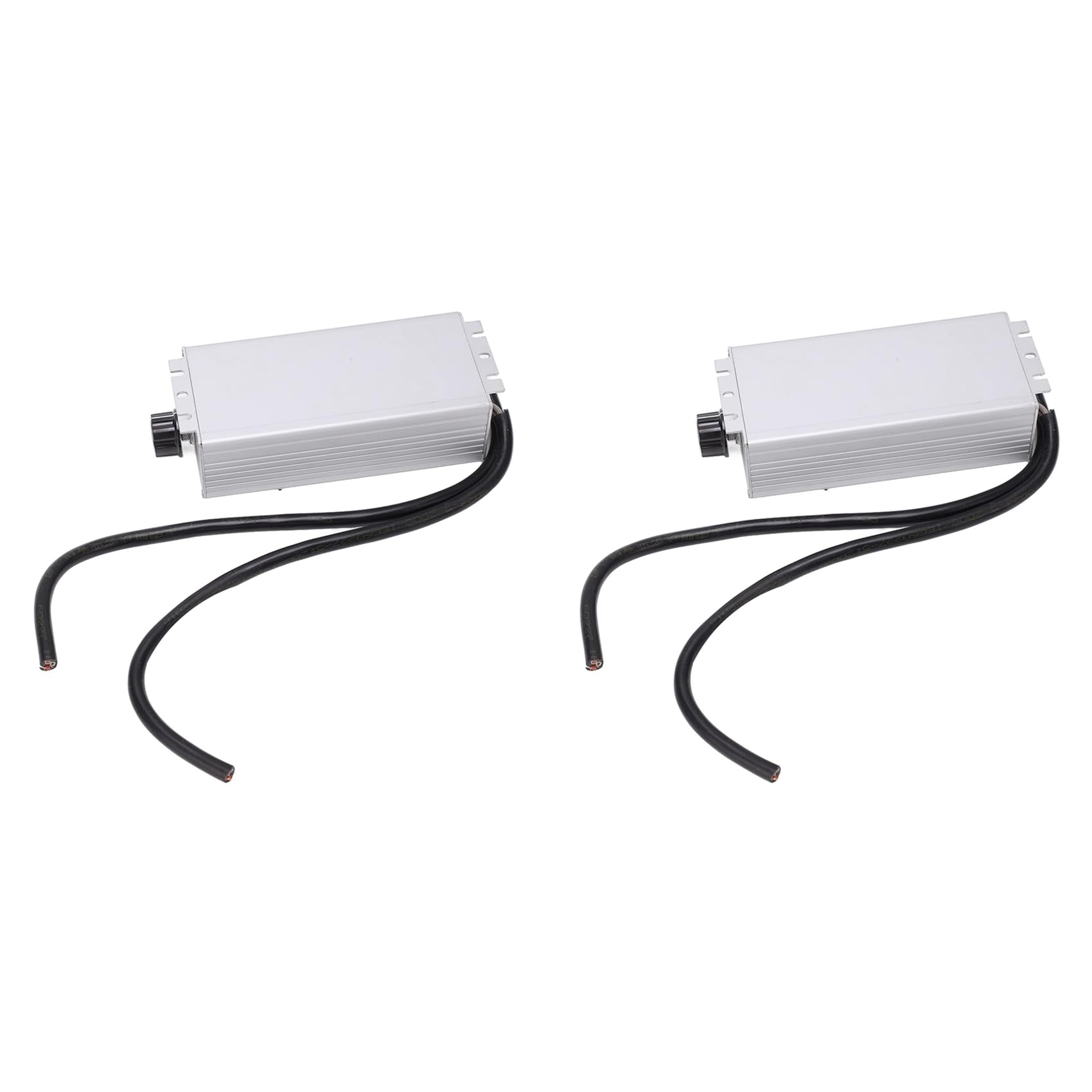 Kueohse 2X Motor Speed Controller, 2.2KW 3 Phase Aluminum Alloy 380V Variable Electronic Speed Regulator