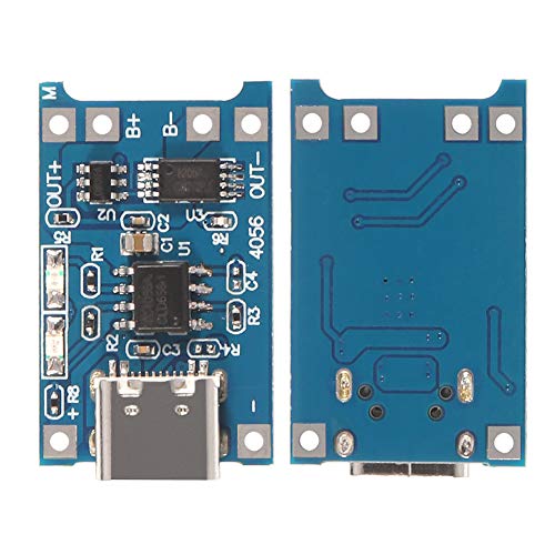 AITRIP 20pcs TP4056 Type-c USB 5V 1A 18650 Lithium Battery Charger Module Charging Board with Dual Protection Functions (20pcs TP4056 Type-c USB)2