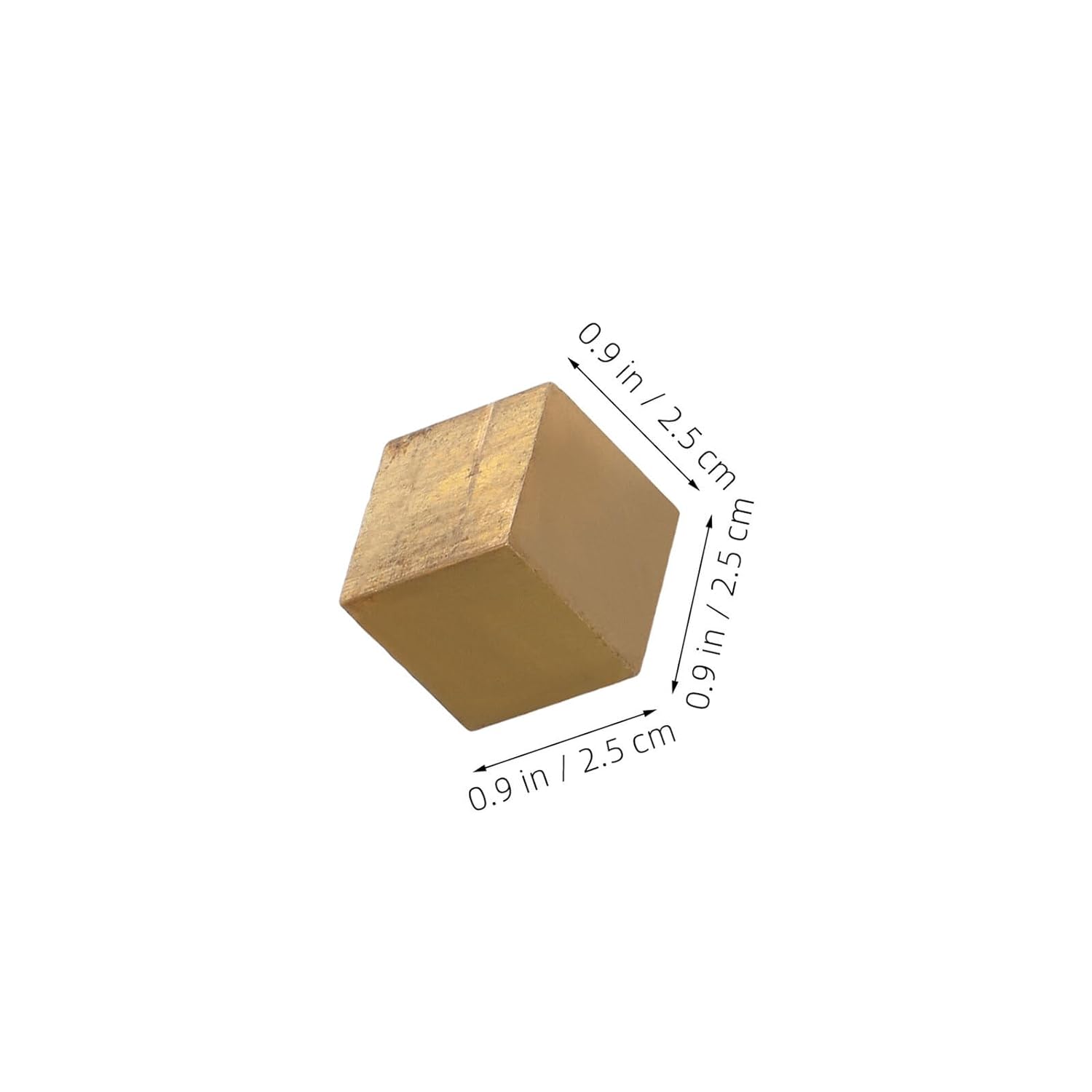 GALPADA 7pcs Metal Density Cubes Set with 2.5cm Square Blocks and 1.8cm Diameter Cylinders, Copper Iron Aluminum Scientific Measurement Kit for Classroom and Laboratory Use