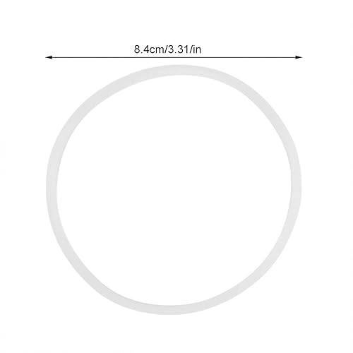 Miniatura 3 de Junta de repuesto de licuadora de anillo tórico de sellado de goma blanca para Magic Bullet Flat Cross Blade (3PCS) Piezas de repuesto de batidora