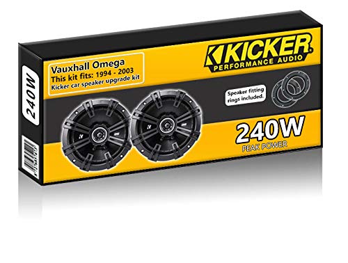 Vauxhall Omega Rear Door Speakers Kicker 6.5 17cm...