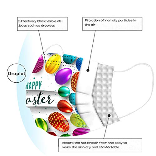 image for Pordia Disposable Face_Mask - Valentine's Day, St Patrick's Day, Easte
