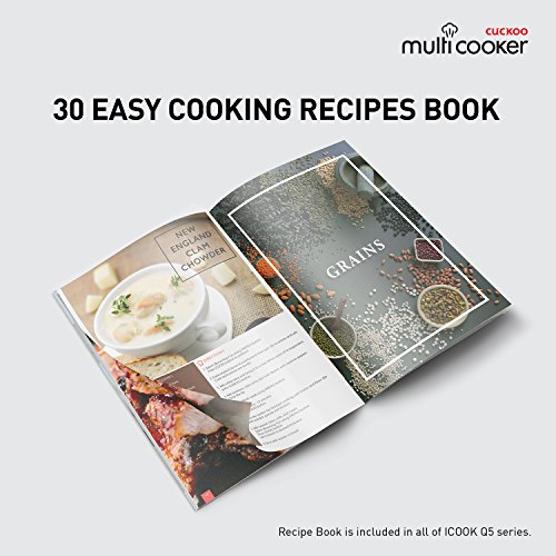 5QT Cuckoo Electric Pressure Cooker with 10 Menu Options and Stainless Steel Pot, GOLD / WHITE