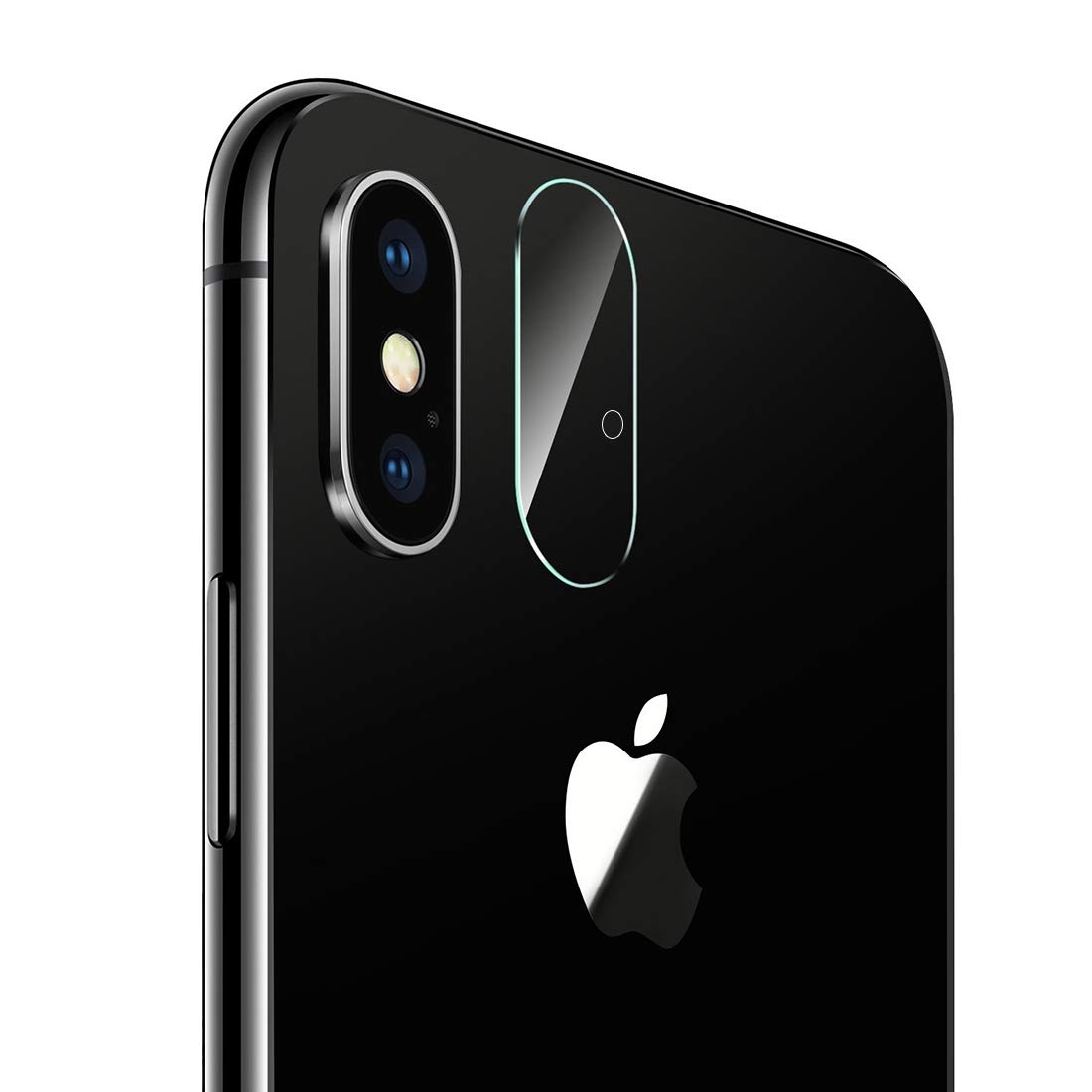 Protecteur objectif iPhone X en verre trempé avec trous de précision - 7