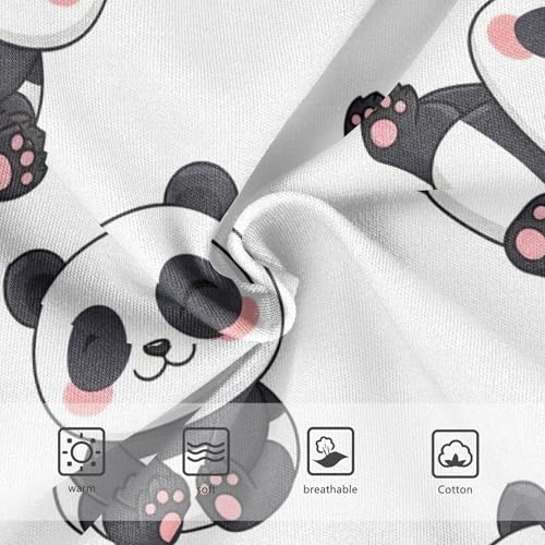 Pattern Toddlers Underwear Floral 2t Cotton Little Girl Panties Cute Cartoon Pandas Black White Underpants Briefs3
