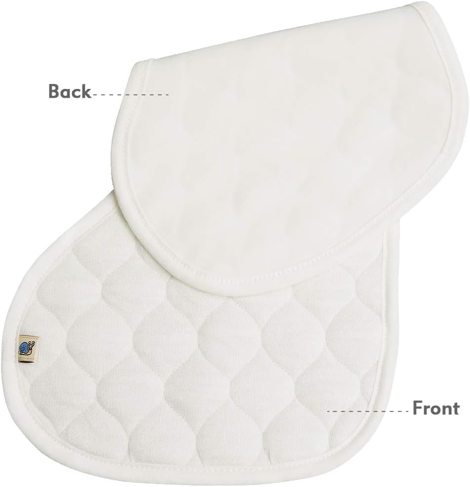 BlueSnail 6 Pack Large Baby Burp Cloths, Ultral Absorbent and Soft Double Layered Burping Cloths (Blue Set) : Baby