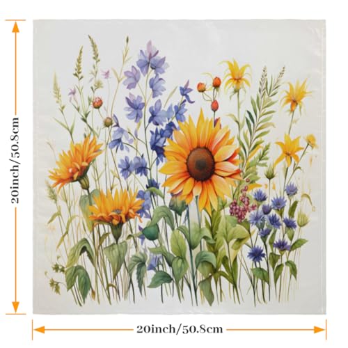 Servilletas de Tela Wild Flowers Set x6 50.5x50.5 cm miniatura 2