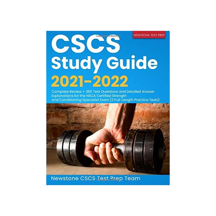 Buy CSCS Study Guide 20212022 Complete Review + 380 Test Questions