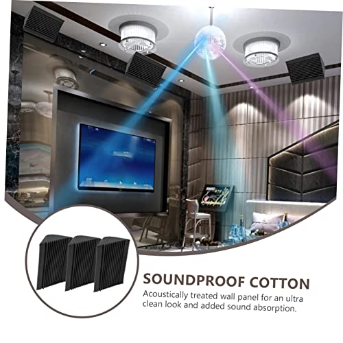 3Pcs Gear Shape Soundproof Sponge para Espacio Musical Interior Negro miniatura 7