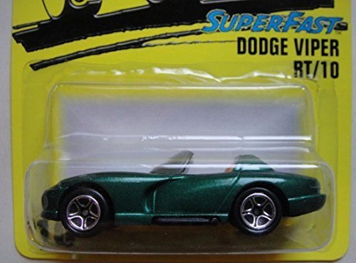 Matchbox Super Fast Green Dodge Viper RT/10 miniatura 2