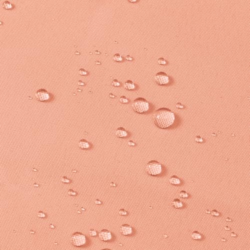 Image of N&Y HOME Fabric Shower Curtain or Liner with Magnets, Coral | Hotel Quality, Machine Washable, Water Repellent, Standard Size