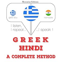 Couverture de Greek - Hindi. A complete method