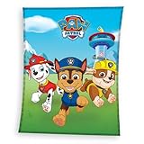 Paw Patrol Decke kuschelig & weich 130x170 cm · Fleece-Decke für Mädchen und Jungen · Kuscheldecke