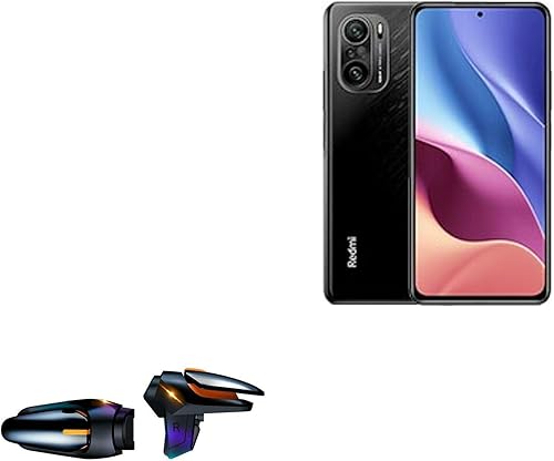 BoxWave Gaming Gear Compatible With Xiaomi Redmi K40 Pro+ (Gaming Gear by BoxWave) - Touchscreen QuickTrigger Auto, Trigger Buttons Autofire Gaming