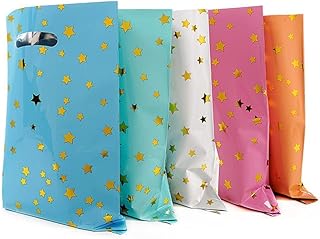 30 PackParty Favors Bags, Star Pattern Gift Bags for Kids Birthday Party, Toys Goodie Candy Bags Loot Bags, for Wedding, Party, Baby Shower