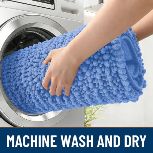 Image of OLANLY Dog Door Mat for Muddy Paws 30x20, Ultra-Absorbent Chenille Mud Mat