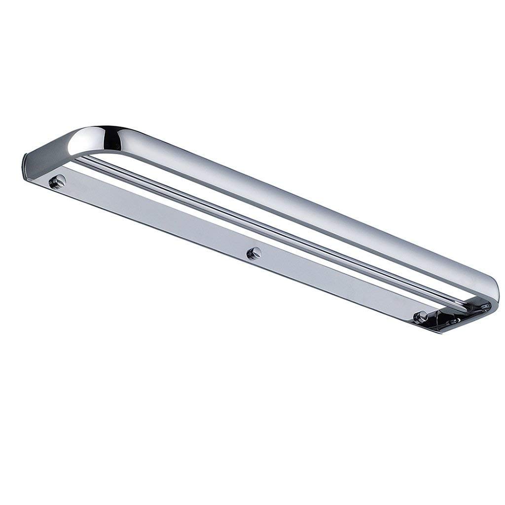 Double Towel Bar Wall Mounted 304 Stainless Steel Towel Rail Chrome Polished Finish For Bathroom Or Kitchen Towel Rack