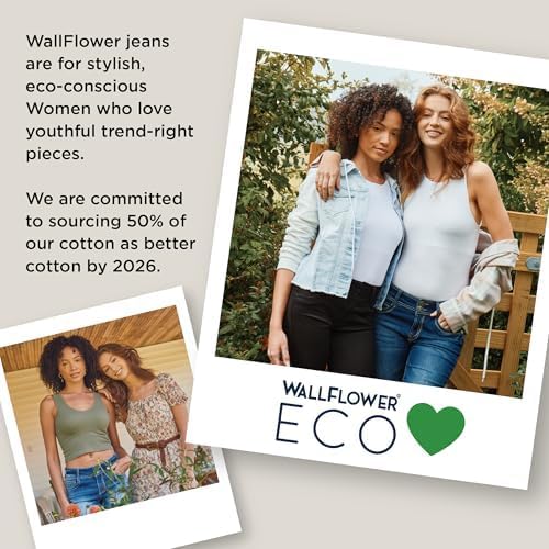 WallFlower Shorts for Women Luscious Curvy 9-Inch Bermuda Denim Mid-Rise Short- Jenna, 13 - Image 8