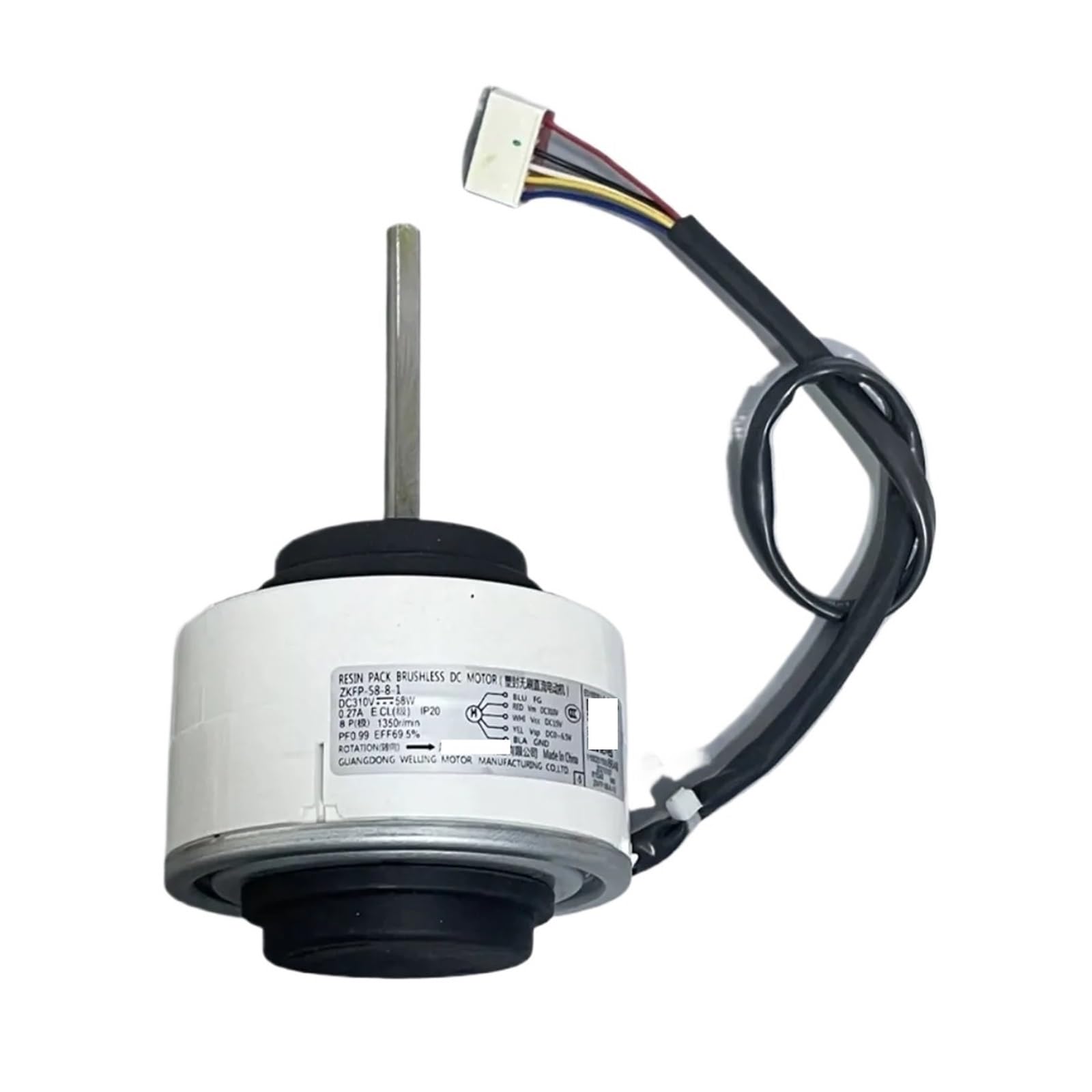 Motor De Ventilador ZKFP-58-8-1 Compatible Con Midea, Unidad Interior De Aire Acondicionado DC310, 58 W, 1350 Rpm.