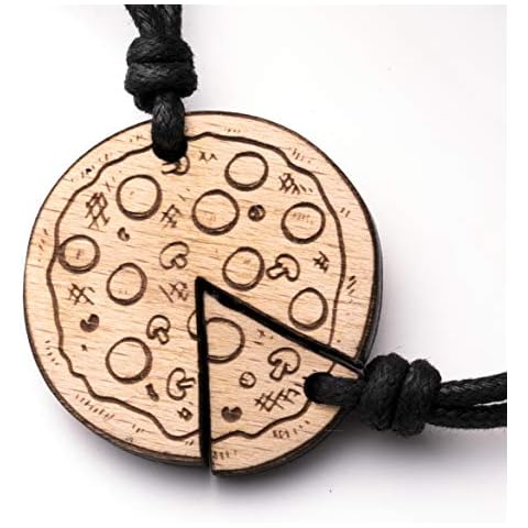 treeforce Juego de collar, llavero o colgante de coche 3 en 1, joyas de madera de haya Cover
