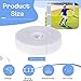 Erhigher 1 Roll Goal Net Straps, Easy to Carry Waterproof Reusable Soccer Attachment Straps Soccer Net to The Goal Posts for Boys Kids Soccer Training White