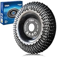 OBA Holz schleifscheibe für winkelschleifer 115mm Holzschnitzscheibe, WolframcarbidHolzSchleifen, Schleifscheiben zum Formen Schleifen Schnitzen