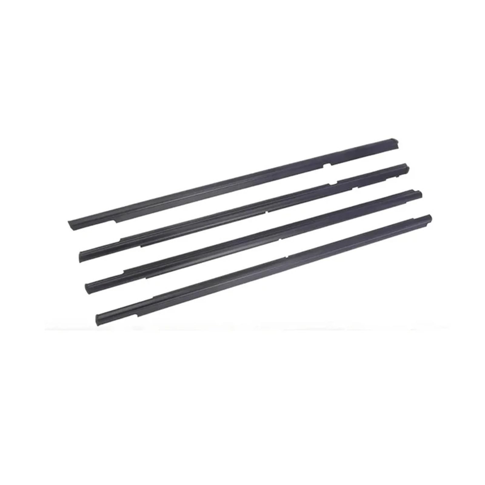 Rubber Seal Weather Stripping 4Pcs 5727A006 Car Window Rubber Trim for Mitsubishi for Lancer 2.0L 2.4L 2008-2017 Weatherstrip Seal Door Moulding 5727A005