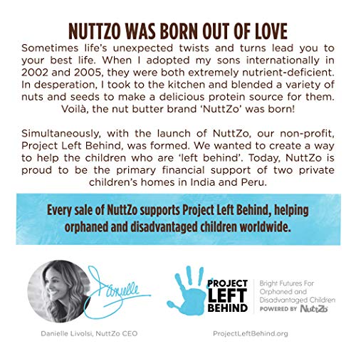 NuttZo Peanut Pro Nut Butter, Crunchy, Seven Nuts & Seeds, 12 Ounce