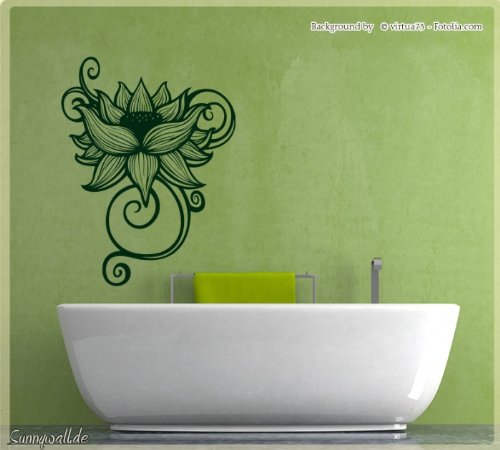 Wandtattoo Hibiskus Blume Blüte Sonnenblume Größe Größe 4