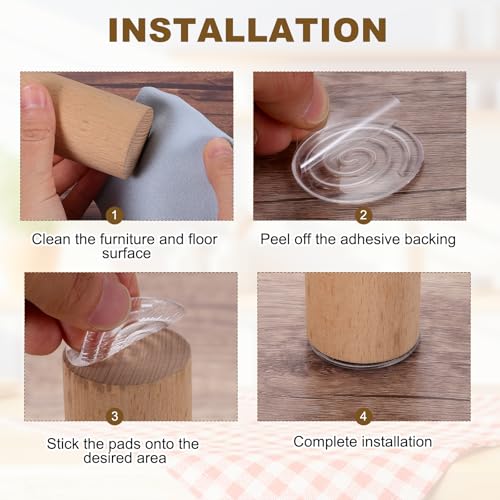 Almohadillas antideslizantes para muebles y patas de sofá autoadhesivas 5
