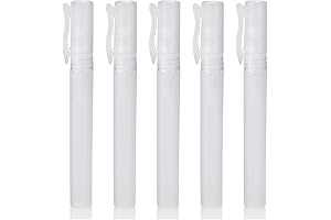 5-Pack 10ml Pen Spray Bottles Mini Perfume Atomizer