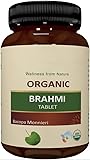 Organic Bacopa Monnieri(Brahmi) 750mg - 60 Tablets (Pack of 1)