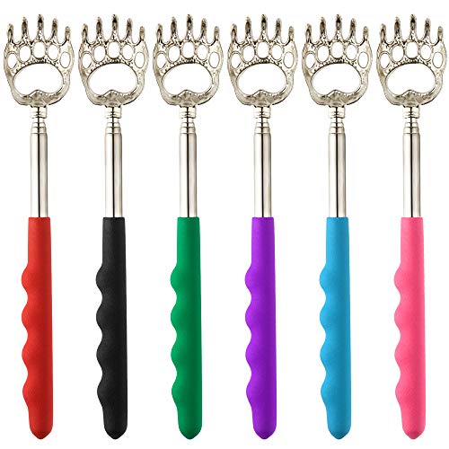 FEPITO Telescopic Back Scratcher 6 Pack
