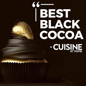 Black Cocoa Powder (8 oz) Bake the Darkest Chocolate Baked Goods, Achieve Rich Chocolate Flavor, Natural Substitute for Black Food Coloring, Dutch-Processed Cocoa Powder, Unsweetened, Extra Dark, Fair Trade Certified